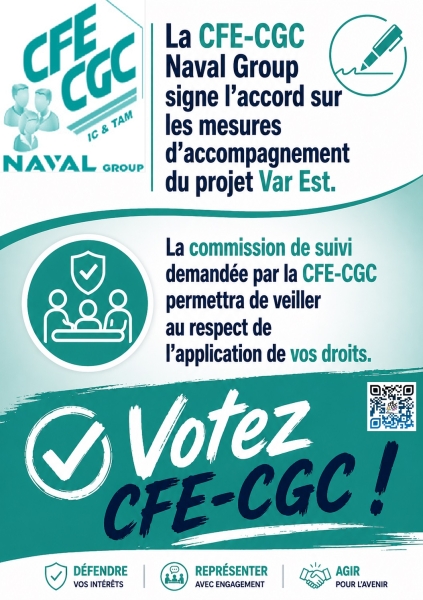 Var Est : la CFE-CGC valide les mesures d'accompagnement