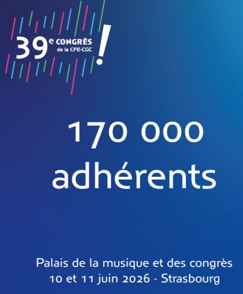 39è congrès de la CFE-CGC