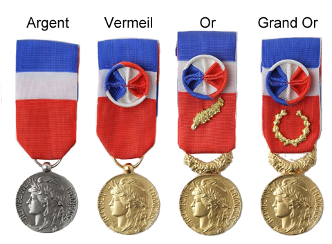Medailles d'honneur du travail